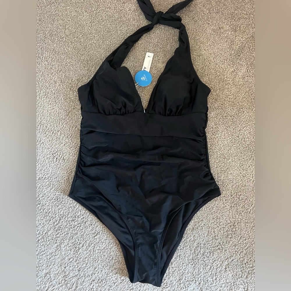 Black and Teal One-piece Swimsuit Bundle